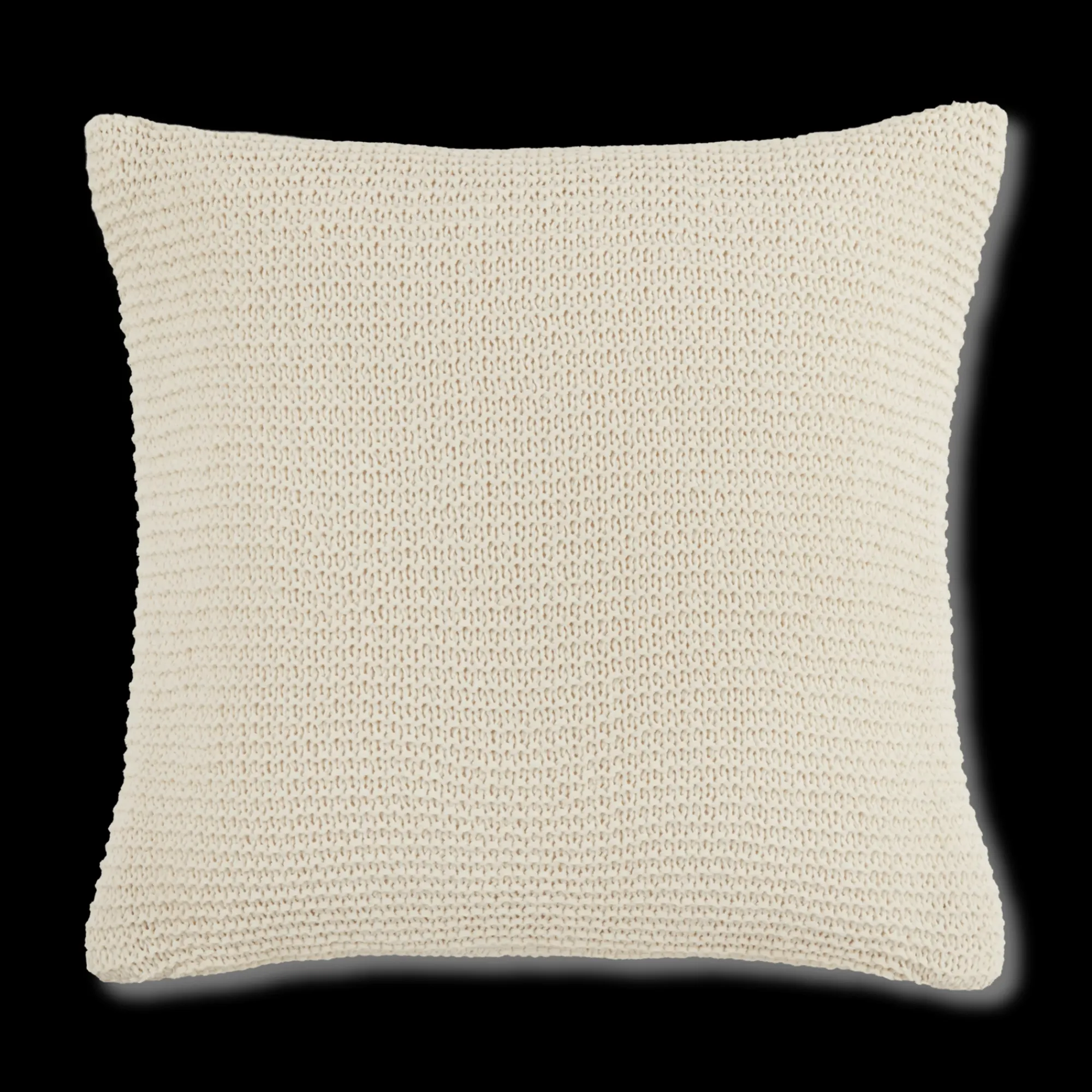 Online Bouclair White Lonny Knit Throw Pillow