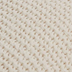 Online Bouclair White Lonny Knit Throw Pillow