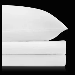 Online Bouclair White 4-Piece Bamboo Sheet Set