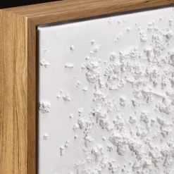 Hot Bouclair White Tree Oil Painted Framed Art