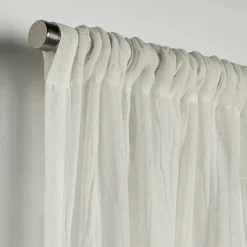 Best Bouclair White Wavy Sheer Curtain