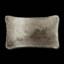 New Bouclair Wolf Faux Fur Decorative Lumbar Pillow