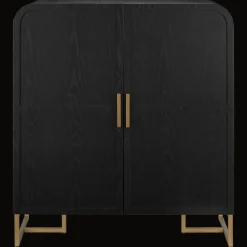 Bouclair Wood and Gold Buffet