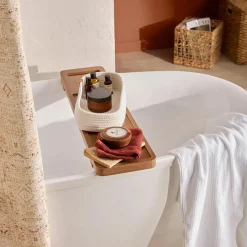 Discount Bouclair Wood Bath Caddy