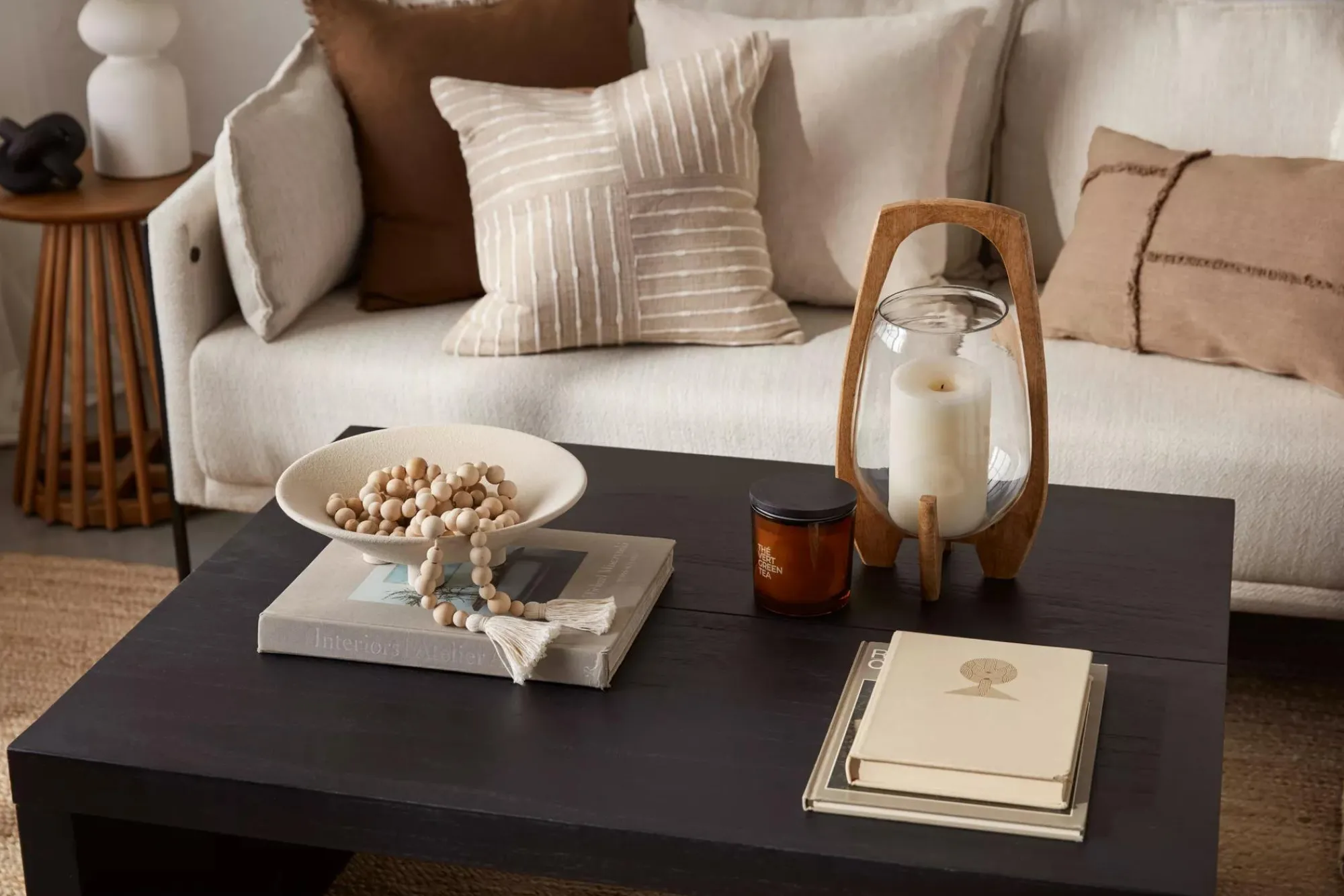 Bouclair Wood Bead Garland