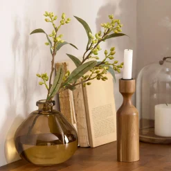 Outlet Bouclair Wood Candle Holder