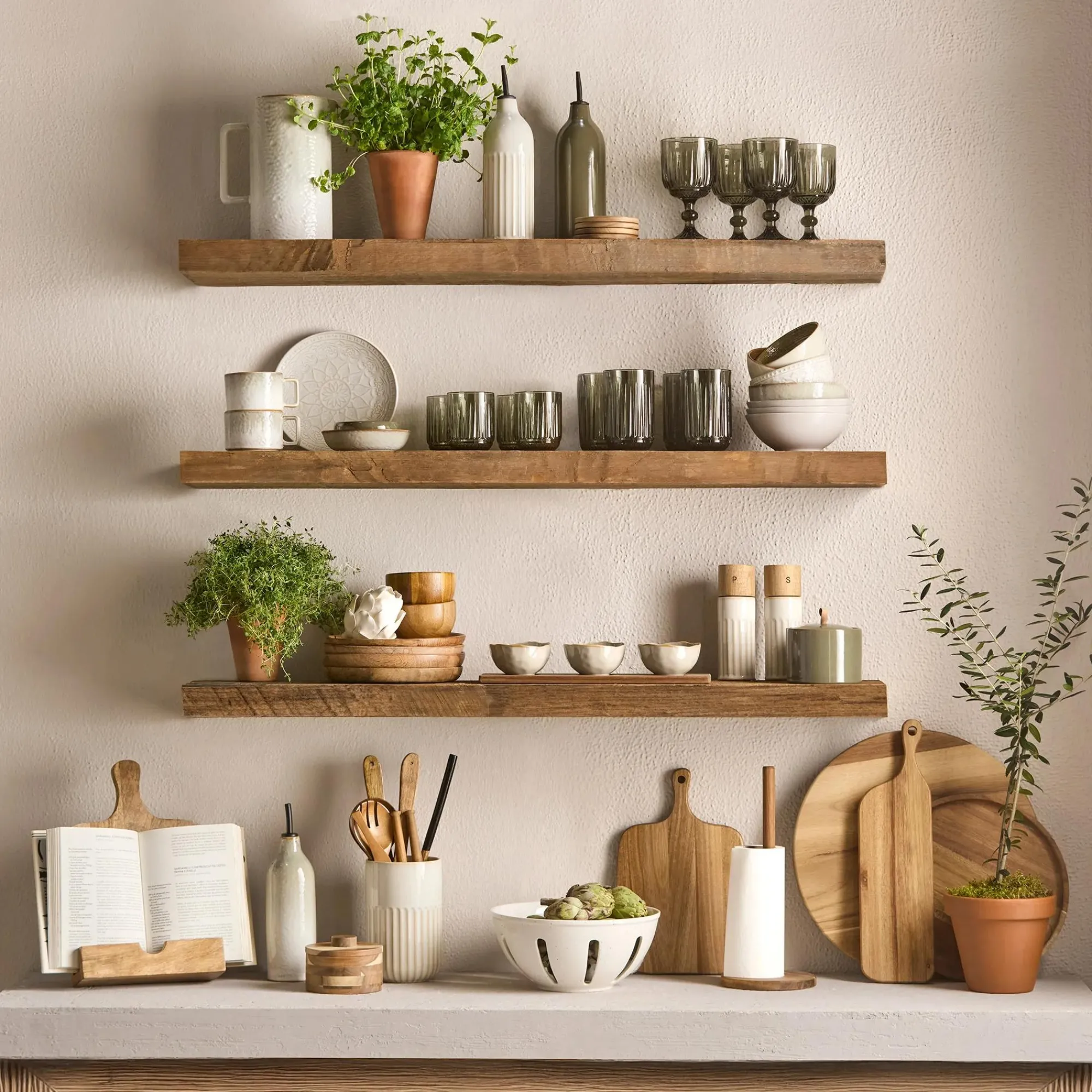 Hot Bouclair Wood Paper Towel Holder