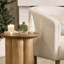 New Bouclair Wood Side Table